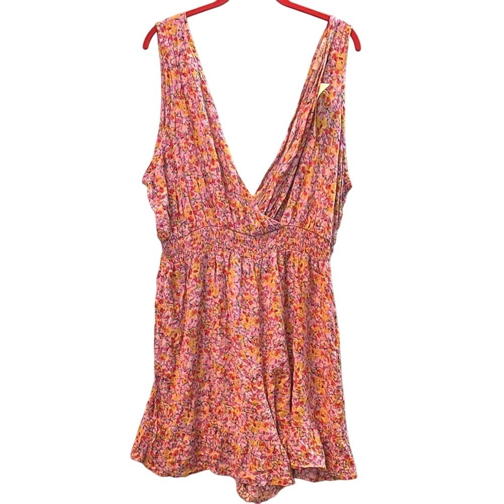 NWT‎ Rewind Junior Floral Sleeveless Romper Size XXL